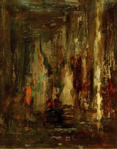 Sketch for Oedipus the Traveler by Gustave Moreau